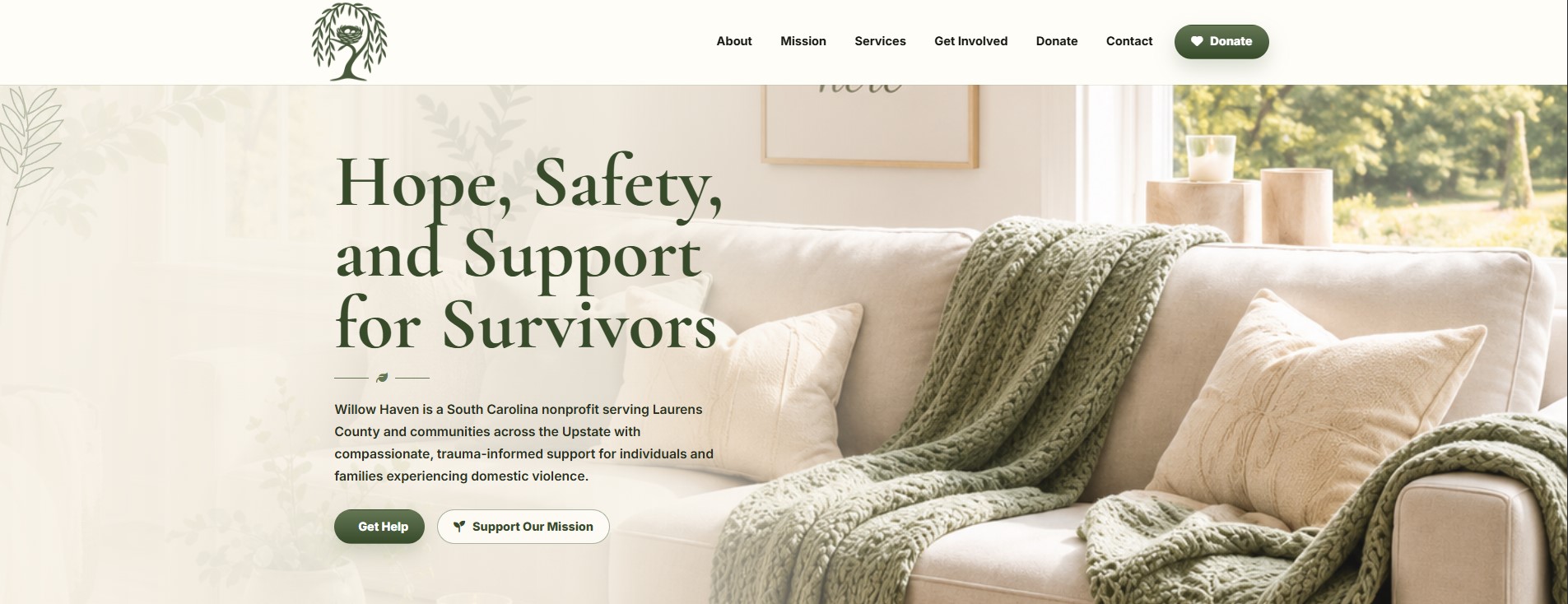 Willow Haven LocalFront page preview